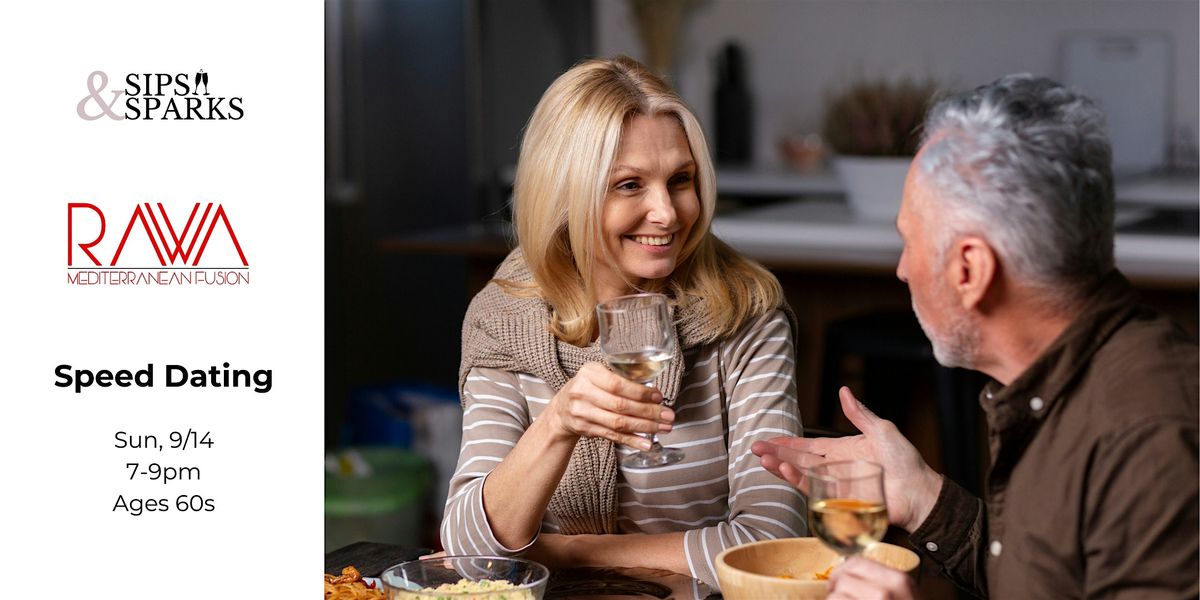 Speed Dating Ages 60s in New Haven, CT at RAWA, 14 September | Event in New Haven | AllEvents
