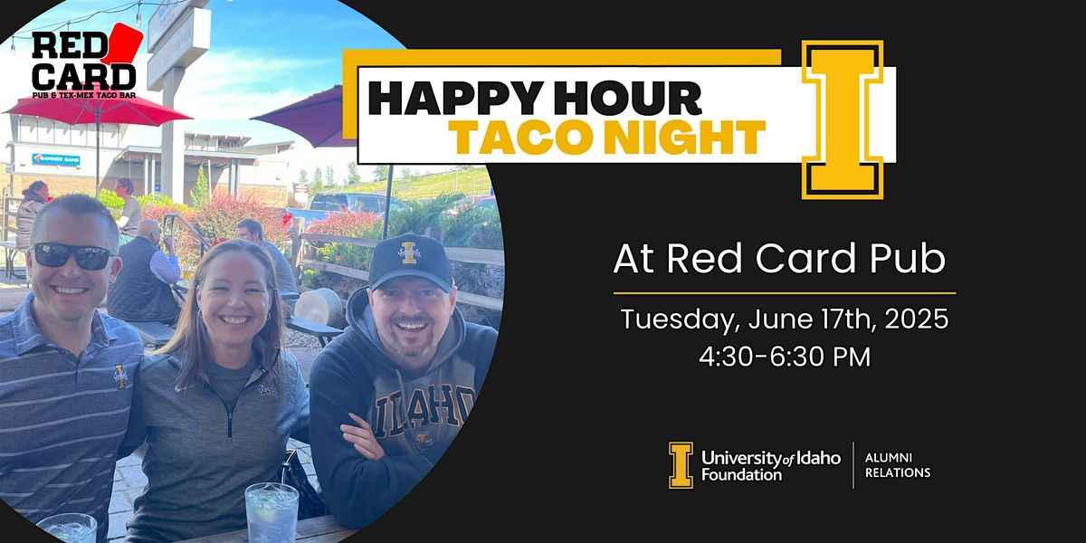 Red Card Happy Hour and Taco Night, 17 June | Event in Pullman | AllEvents