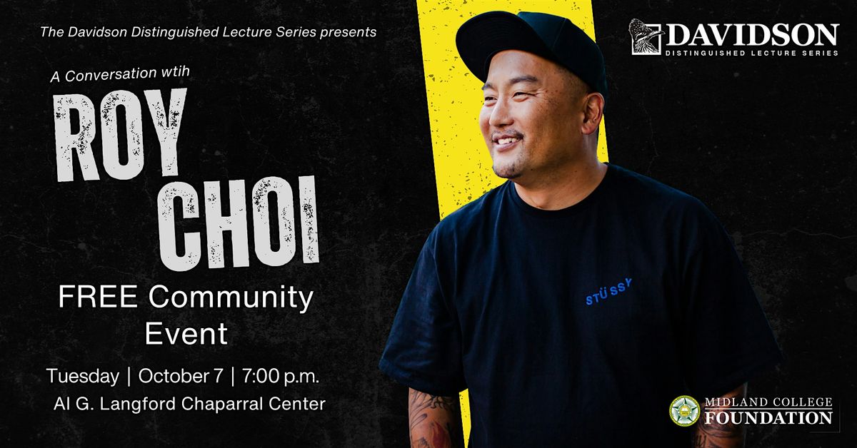 A conversation with Roy Choi, 7 October | Event in Midland | AllEvents