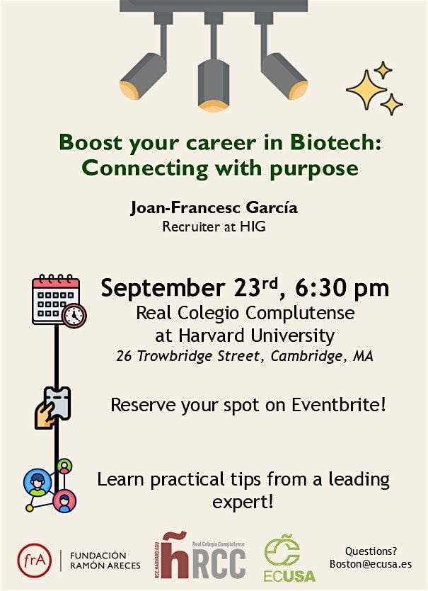 Boost your Career in Biotech: Connecting with Purpose | Event in Cambridge | AllEvents