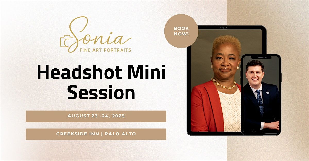 Headshot Mini Session, 23 August | Event in Palo Alto | AllEvents