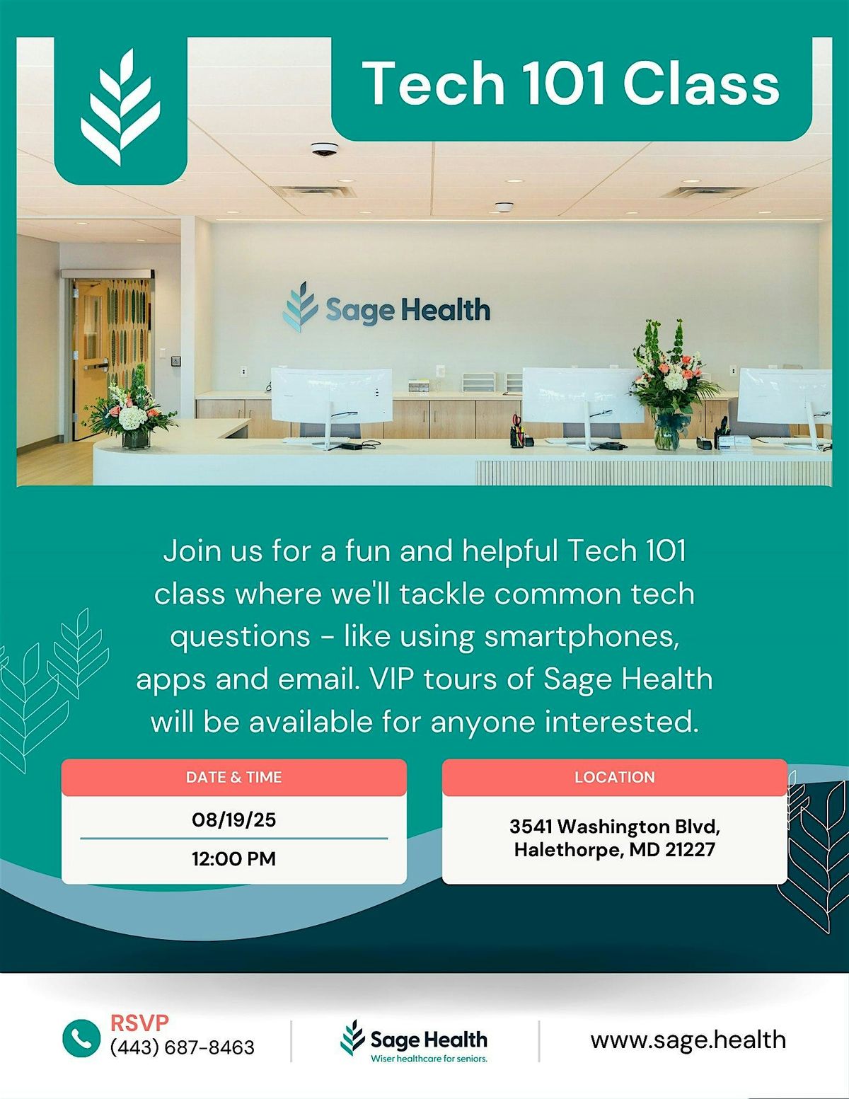 Tech 101 for Older Adults, 19 August | Event in Halethorpe | AllEvents
