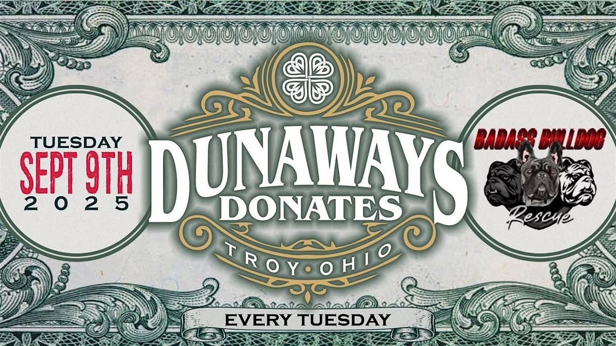 Dunaways Donates, 9 September | Event in Troy | AllEvents