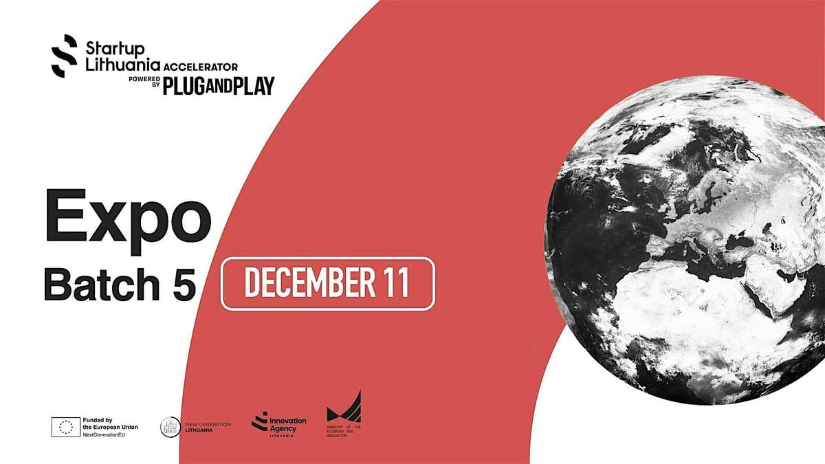 Startup Lithuania Accelerator Expo, 11 December | Event in Vilnius | AllEvents
