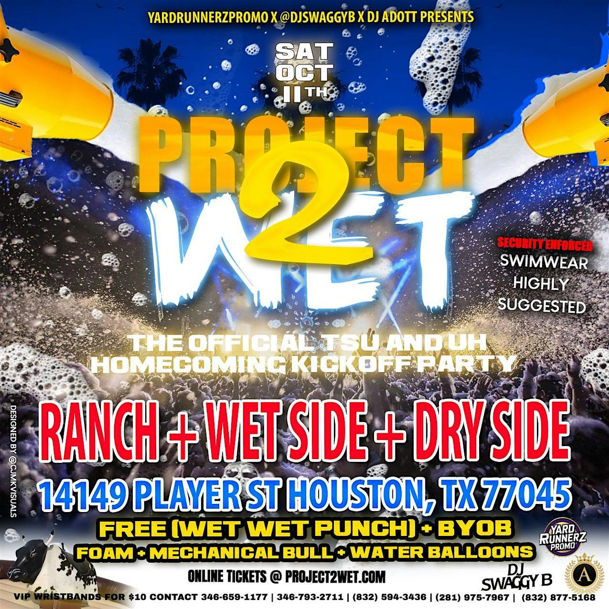 Project2Wet, 11 October | Event in Houston | AllEvents