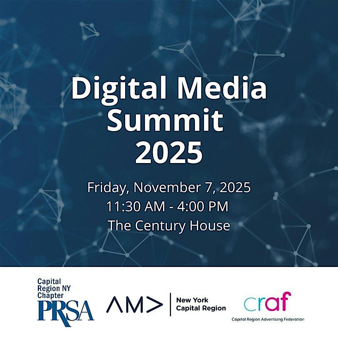 PRSA + AMA + CRAF Digital Media Summit, 7 November | Event in Latham | AllEvents
