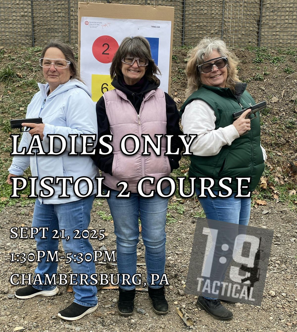WOMEN'S ONLY: PISTOL 2 COURSE, 21 September | Event in Chambersburg | AllEvents