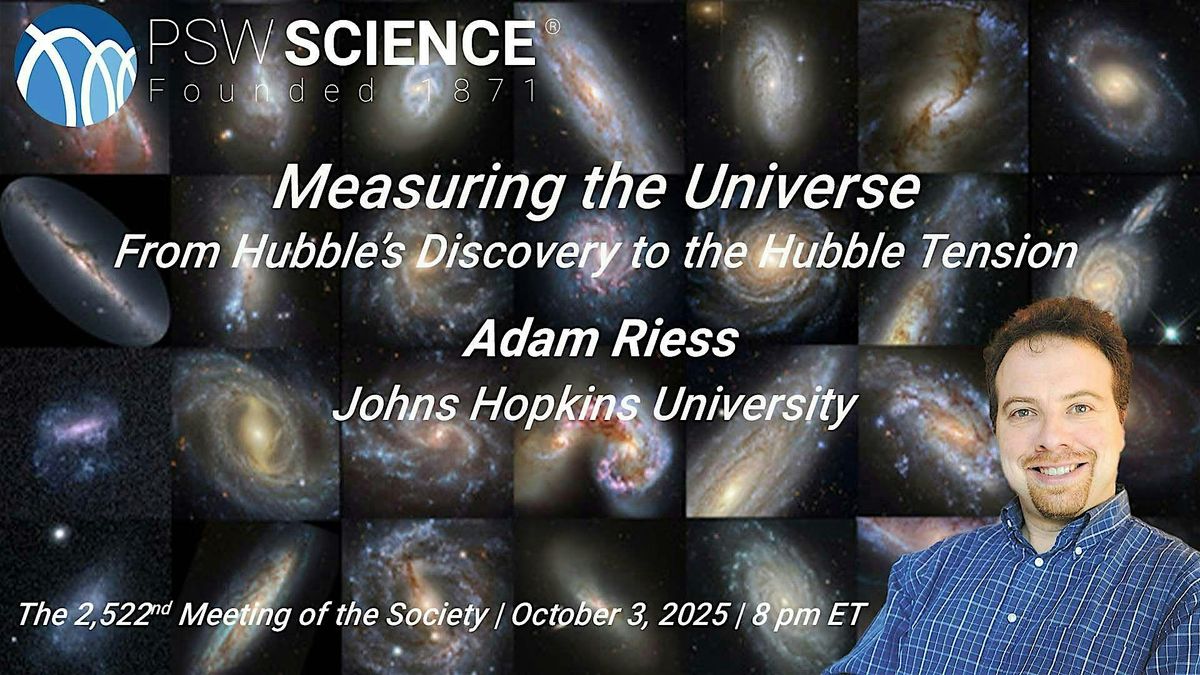 Measuring the Universe: From Hubble’s Discovery to the Hubble Tension, 3 October | Event in Washington | AllEvents