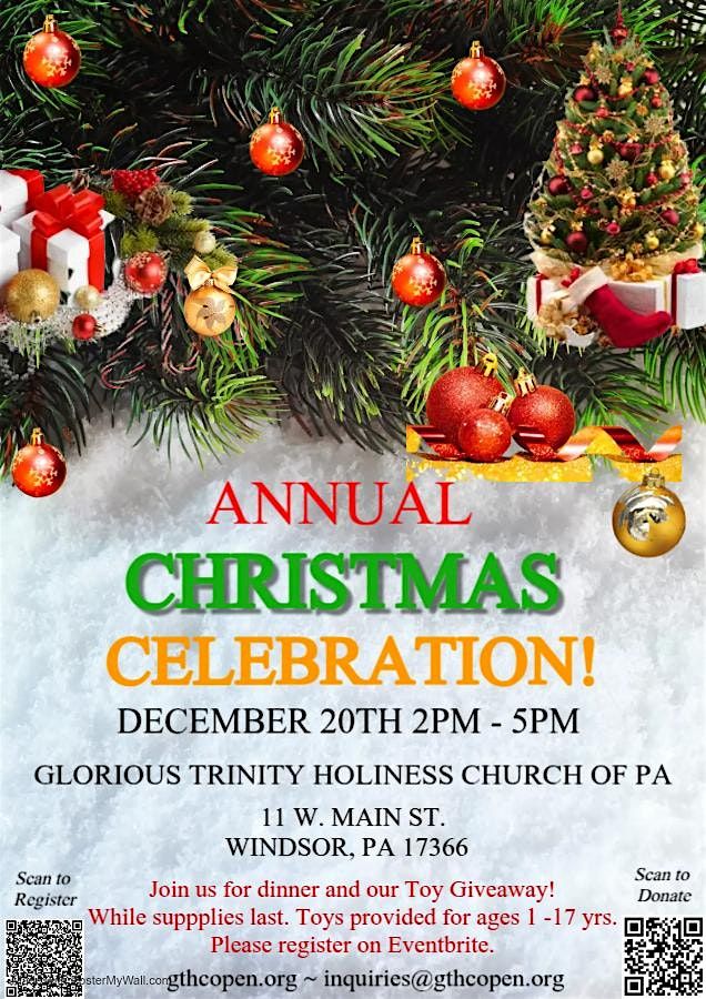 GTHCOPEN Annual Christmas Celebration & Toy Giveaway!, 20 December | Event in Windsor | AllEvents
