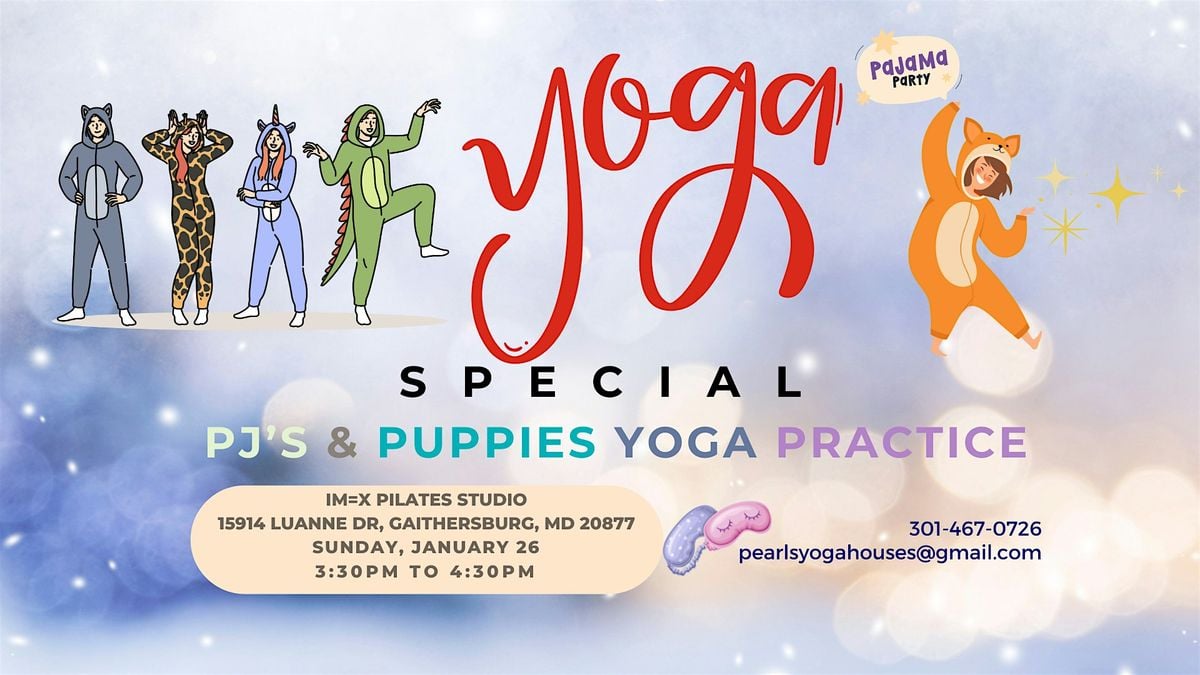 DOGA (Puppies and Dog Yoga) @ IM=X Pilates Studio, 28 September | Event in Gaithersburg | AllEvents