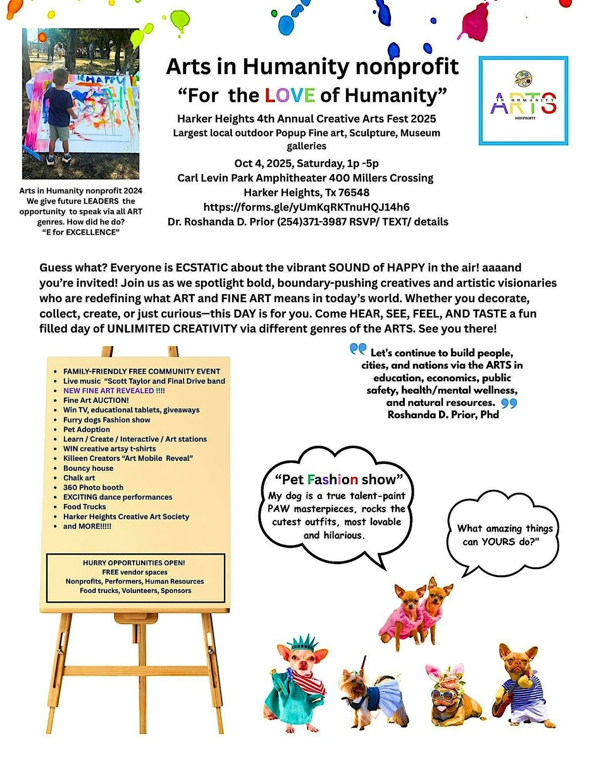 Harker Heights 4th Creative Arts Fest, 4 October | Event in Harker Heights | AllEvents