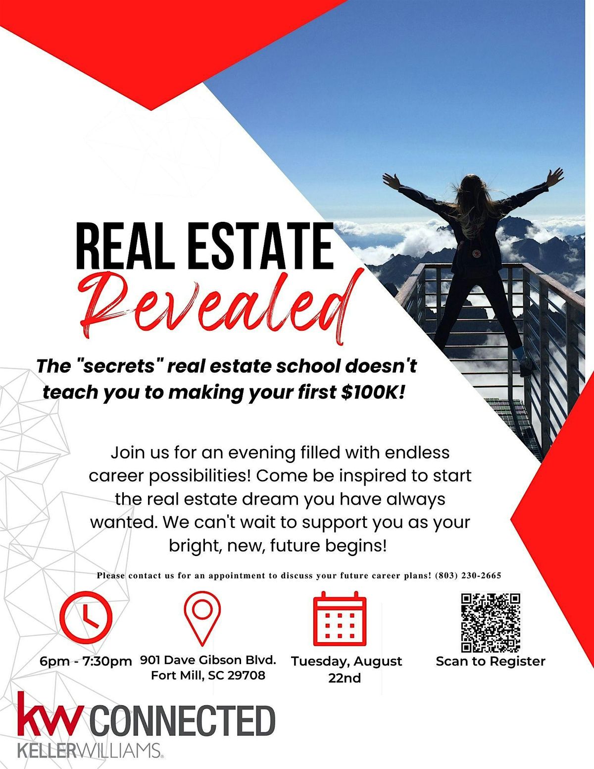 Real Estate Revealed: How to earn $100k+/year as a Licensed Realtor, 19 August | Event in Fort Mill | AllEvents