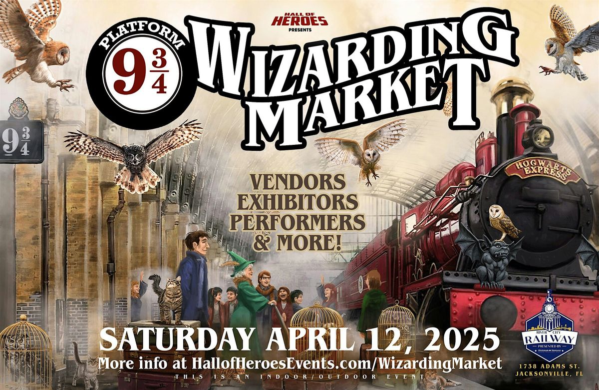 Platform 9 3/4 Wizarding Market 2026, 11 April | Event in Jacksonville | AllEvents