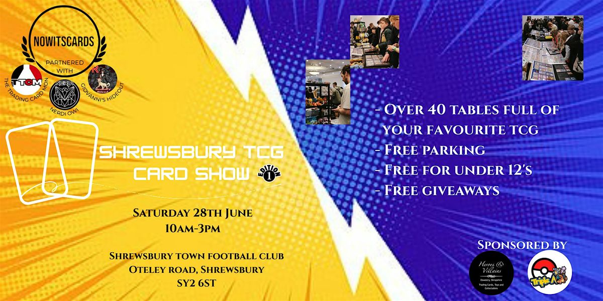 Shrewsbury TCG Card Show, 28 June | Event in Shrewsbury | AllEvents