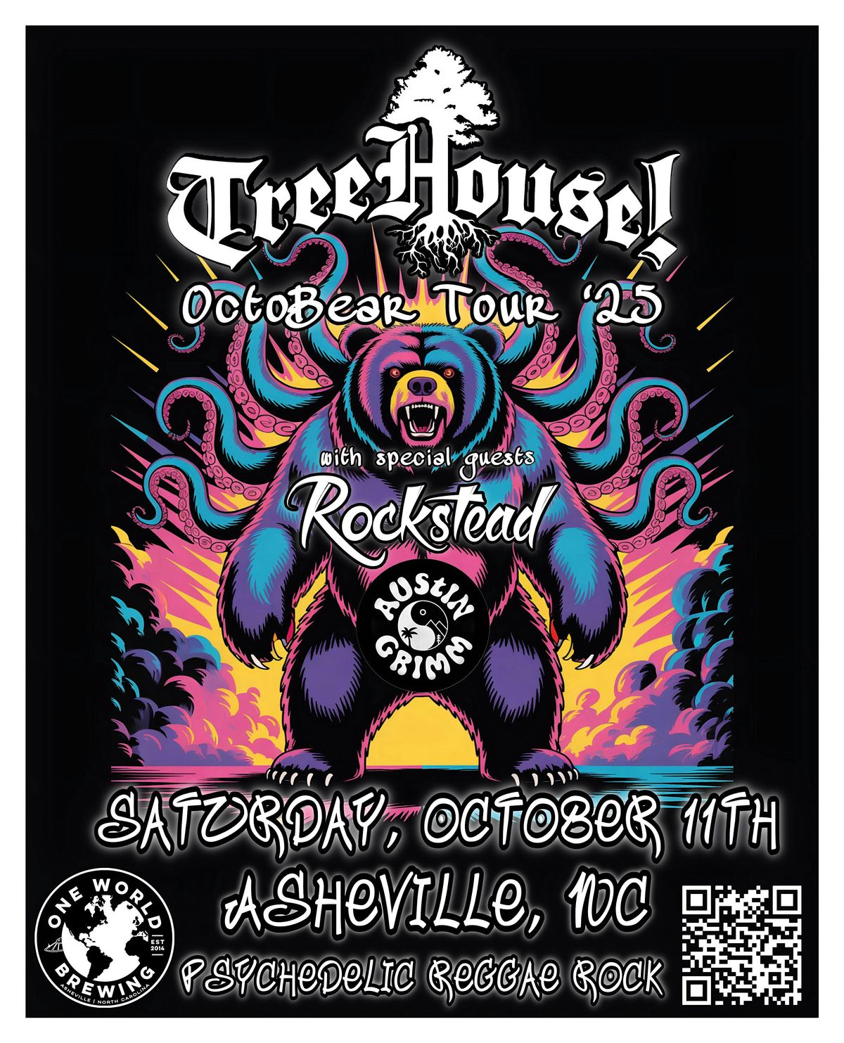 TreeHouse! with Rockstead and Austin Grimm, 11 October | Event in Asheville | AllEvents