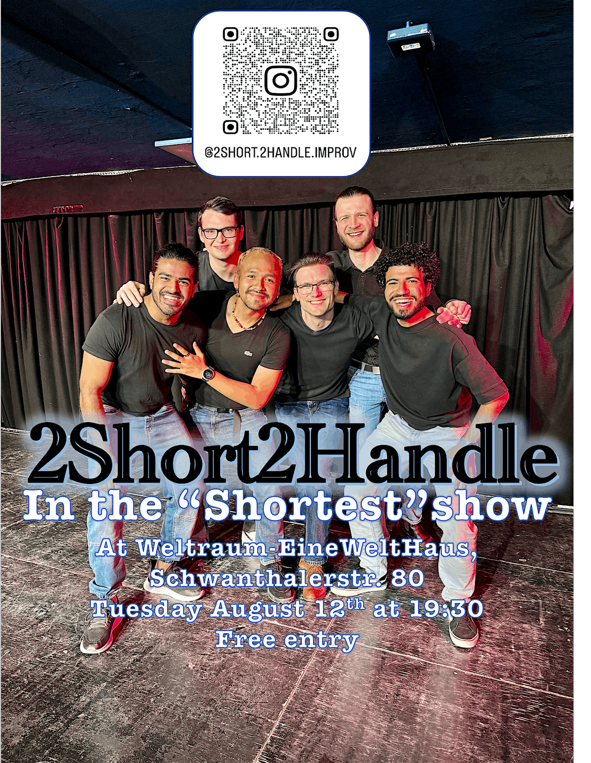2short2handle in the "shortest" TV Reality Show | Event in München | AllEvents