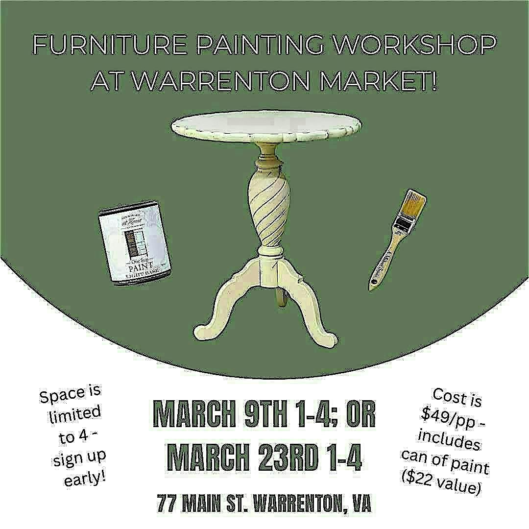 Copy of Furniture Painting Workshop, 25 May | Event in Warrenton | AllEvents