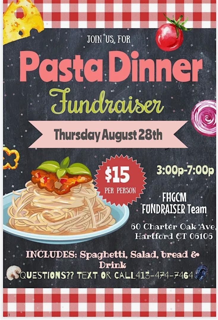 Pasta for a Purpose!, 28 August | Event in Hartford | AllEvents