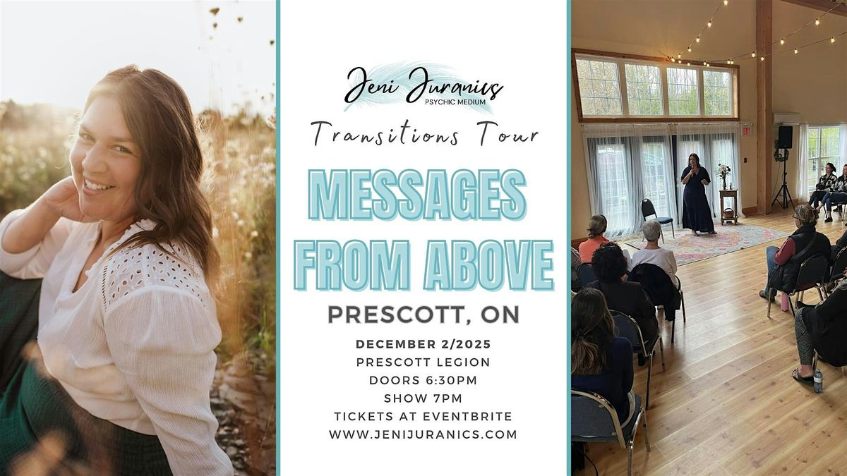 Transitions Tour: Messages from Above with Medium  Jeni Juranics PRESCOTT, 2 December | Event in Prescott