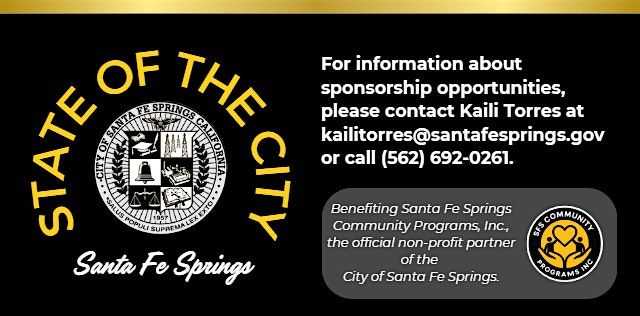 State of the City - Santa Fe Springs, 8 October | Event in Santa Fe Springs | AllEvents