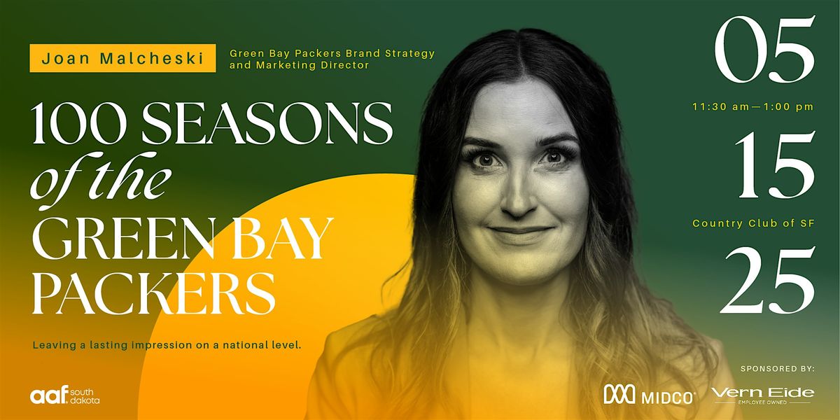 100 Seasons of the Green Bay Packers, 15 May | Event in Sioux Falls | AllEvents