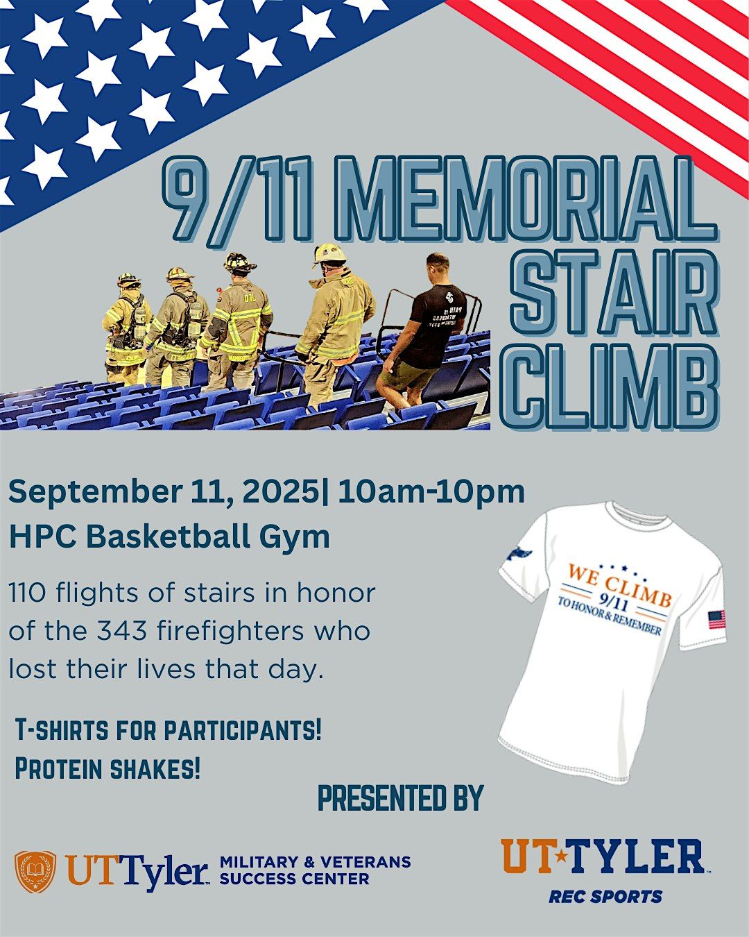 2nd Annual 9/11 Memorial Stair Climb, 11 September | Event in Tyler | AllEvents