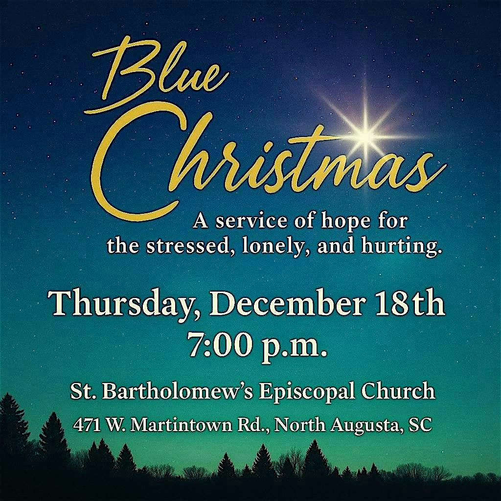 Blue Christmas Service, 18 December | Event in North Augusta | AllEvents