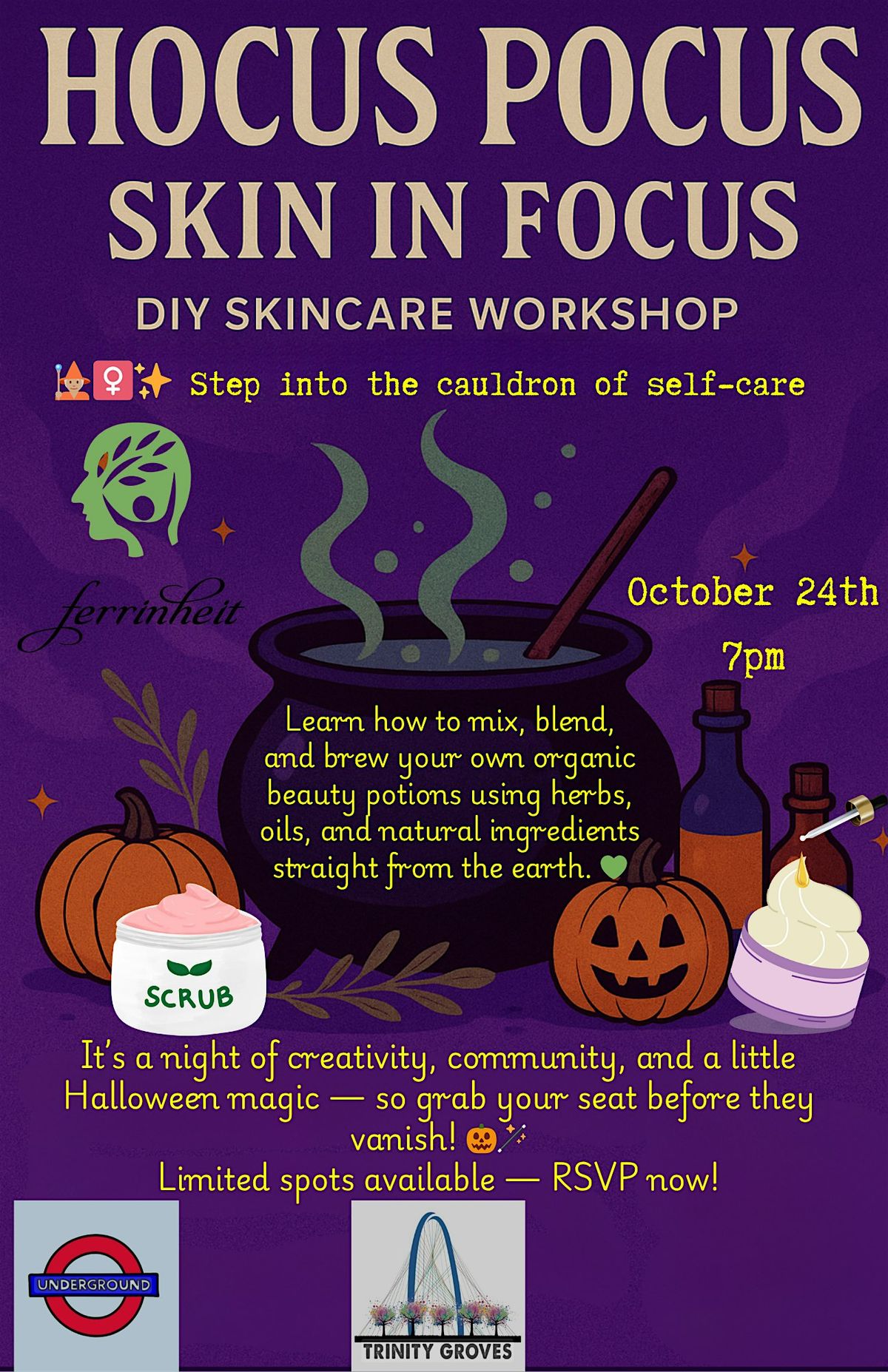 Hocus Pocus: Skin in Focus — A DIY Skincare Workshop, 24 October | Event in Dallas | AllEvents