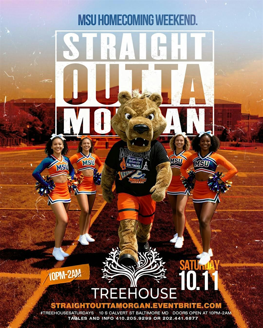 Straight Outta Morgan at Treehouse, 11 October | Event in Baltimore | AllEvents