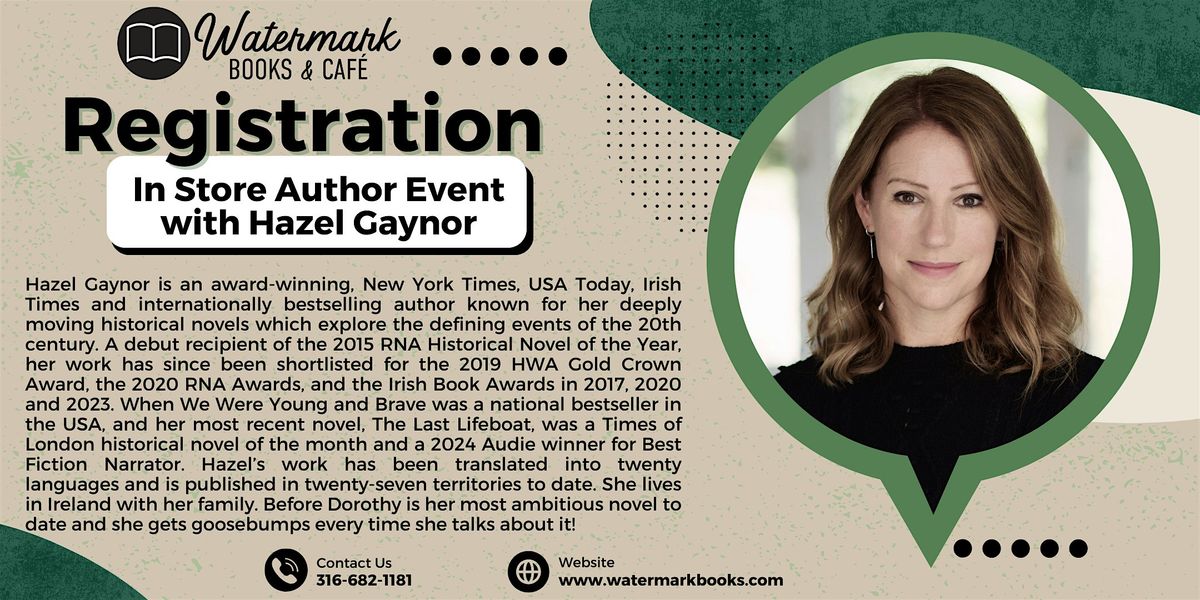 In Store Event with Hazel Gaynor, 24 June | Event in Wichita | AllEvents