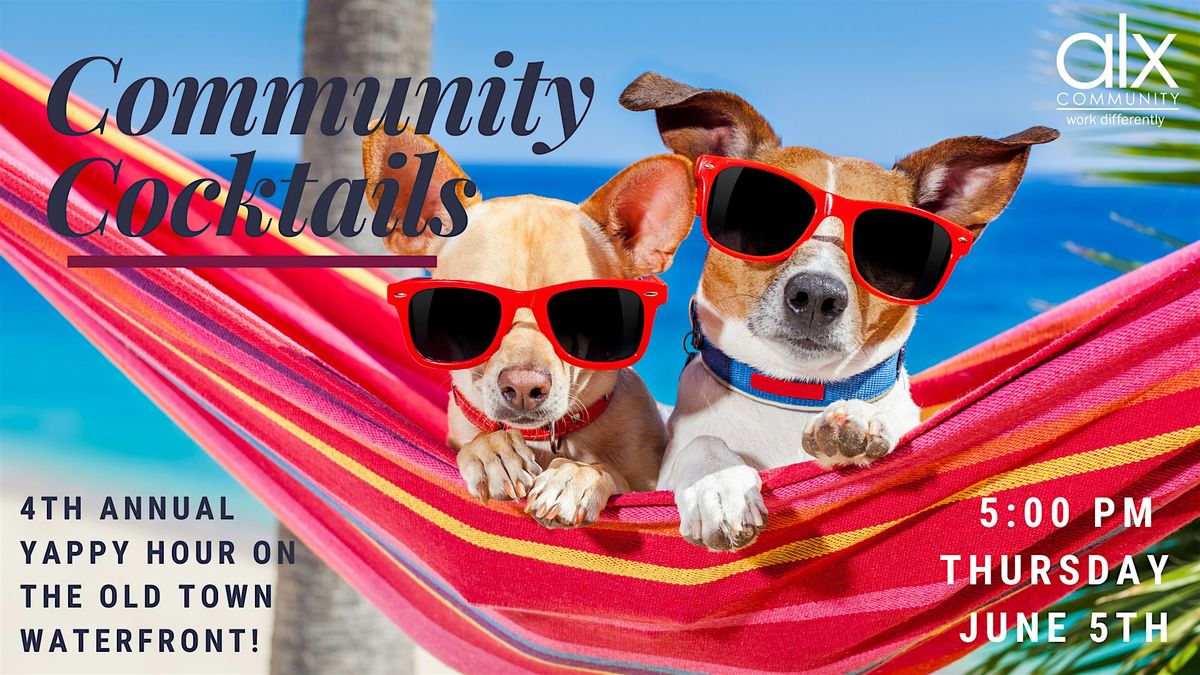 Community Cocktails - Yappy Hour, 5 June | Event in Alexandria | AllEvents