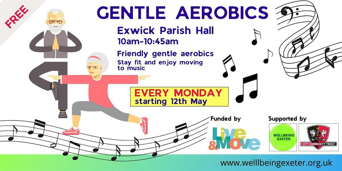 Gentle Aerobics, 12 May | Event in Exeter | AllEvents
