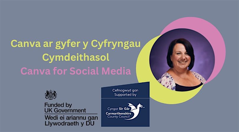 Canva ar gyfer y Cyfryngau Cymdeithasol | Canva for Social Media, 6 November | Event in Llanelli | AllEvents
