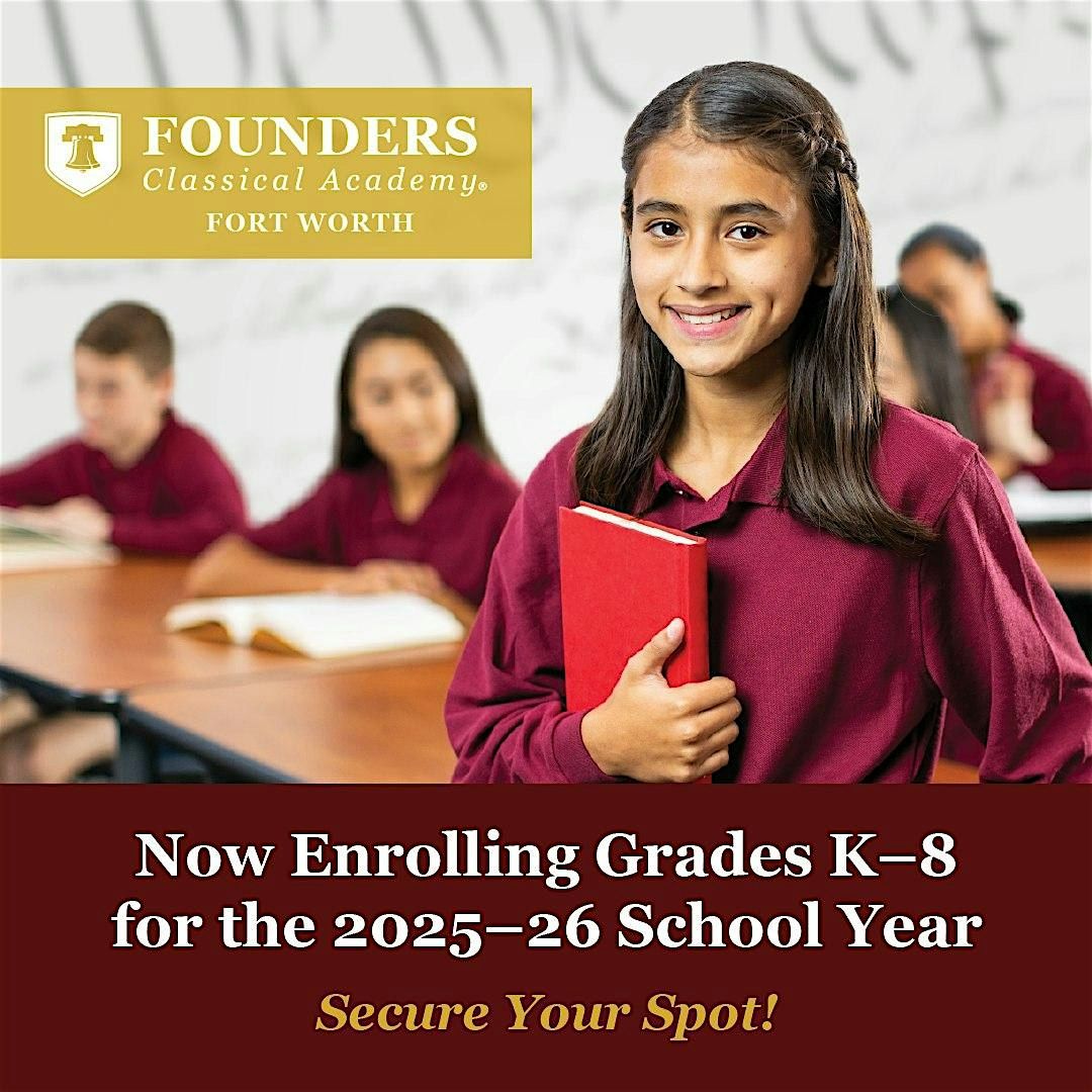 FOUNDERS CLASSICAL ACADEMY FORT WORTH  Join us Play Day & Meet The Teachers, 9 August | Event in Fort Worth