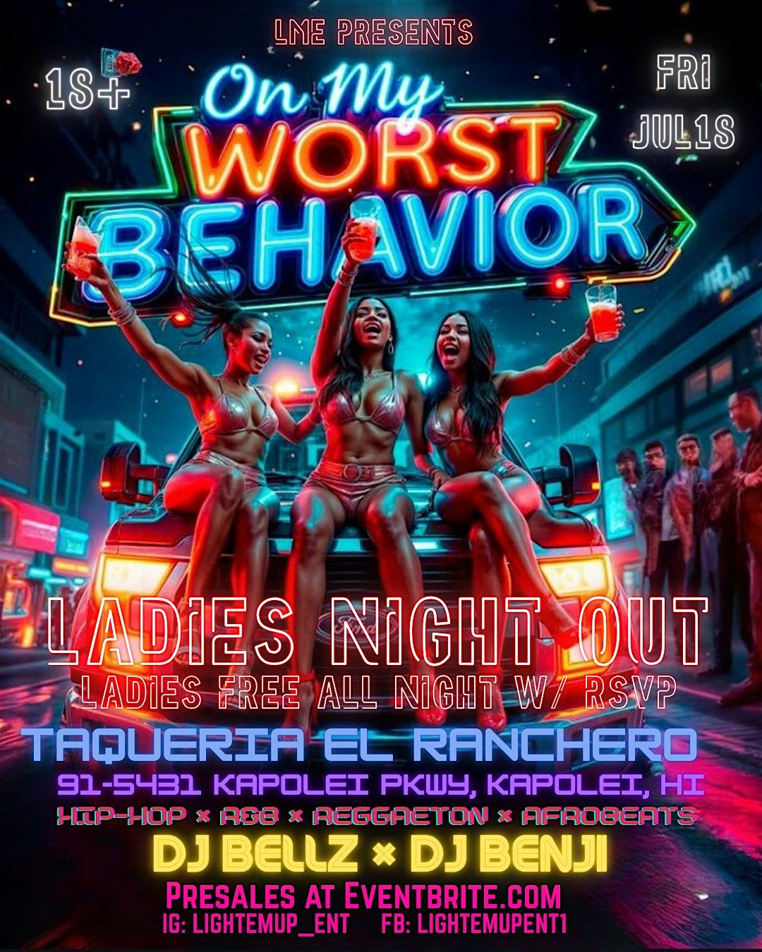 Ladies Night Out, 18 July | Event in Kapolei | AllEvents