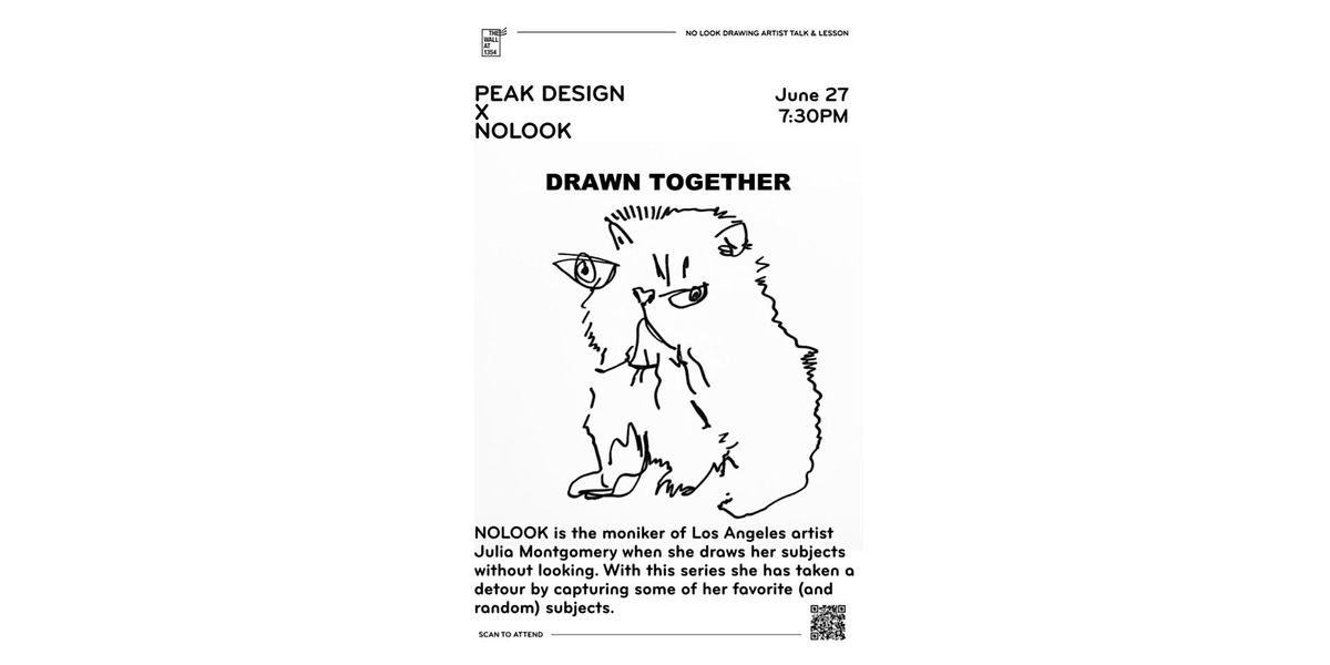 Peak Design X NOLOOK: DRAWN TOGETHER, 27 June | Event in Los Angeles | AllEvents