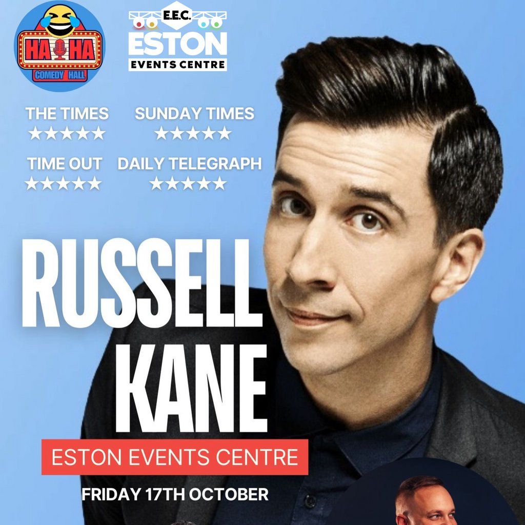 Ha Ha Comedy Hall - Russell Kane, MC by James Kilvington, 17 October | Event in Middlesbrough | AllEvents