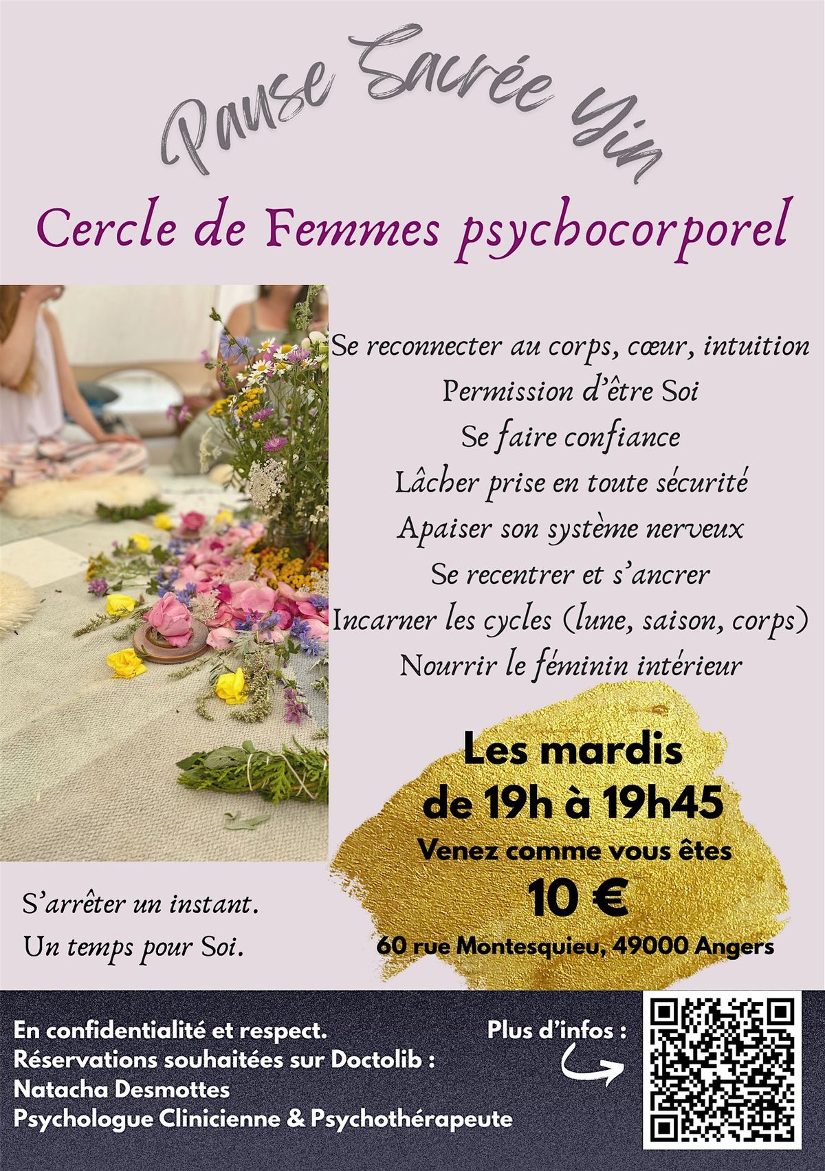 Cercle de Femmes psychocorporel · ࣪ ִֶָ☾.  Pause Sacrée Yin  · ࣪ ִֶָ☾., 7 October | AllEvents