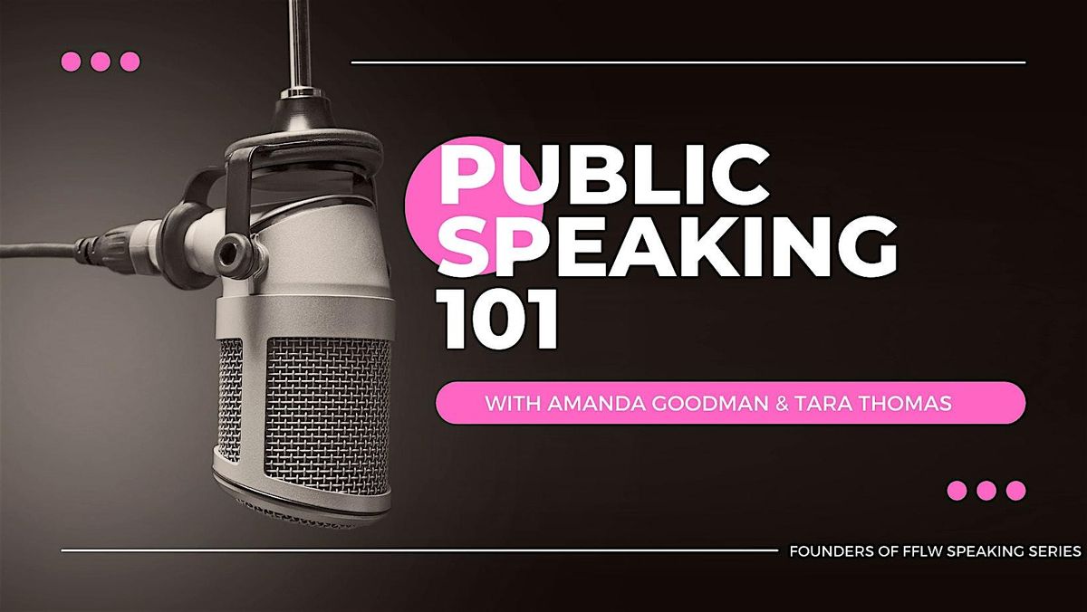 PUBLIC SPEAKING 101: with Amanda Goodman & Tara Thomas, 19 July | Event in Cedar Falls | AllEvents