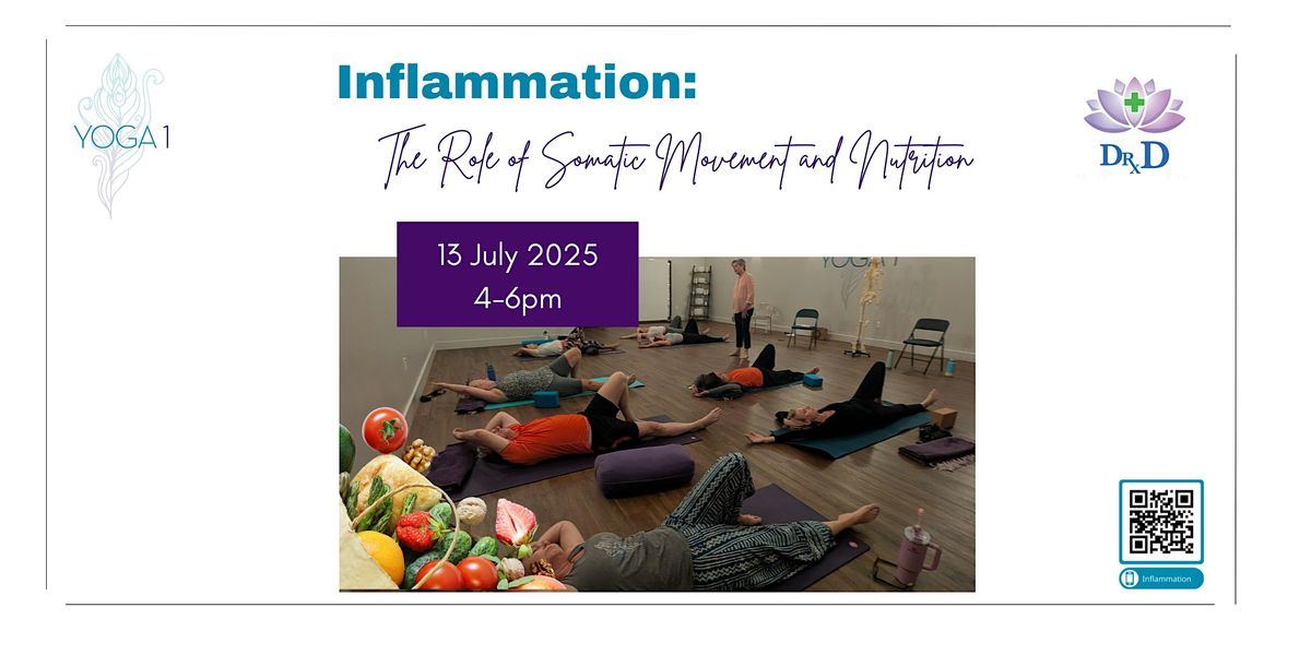 Inflammation:  The Role of Somatic Movement and Nutrition, 13 July | Event in Hollywood | AllEvents