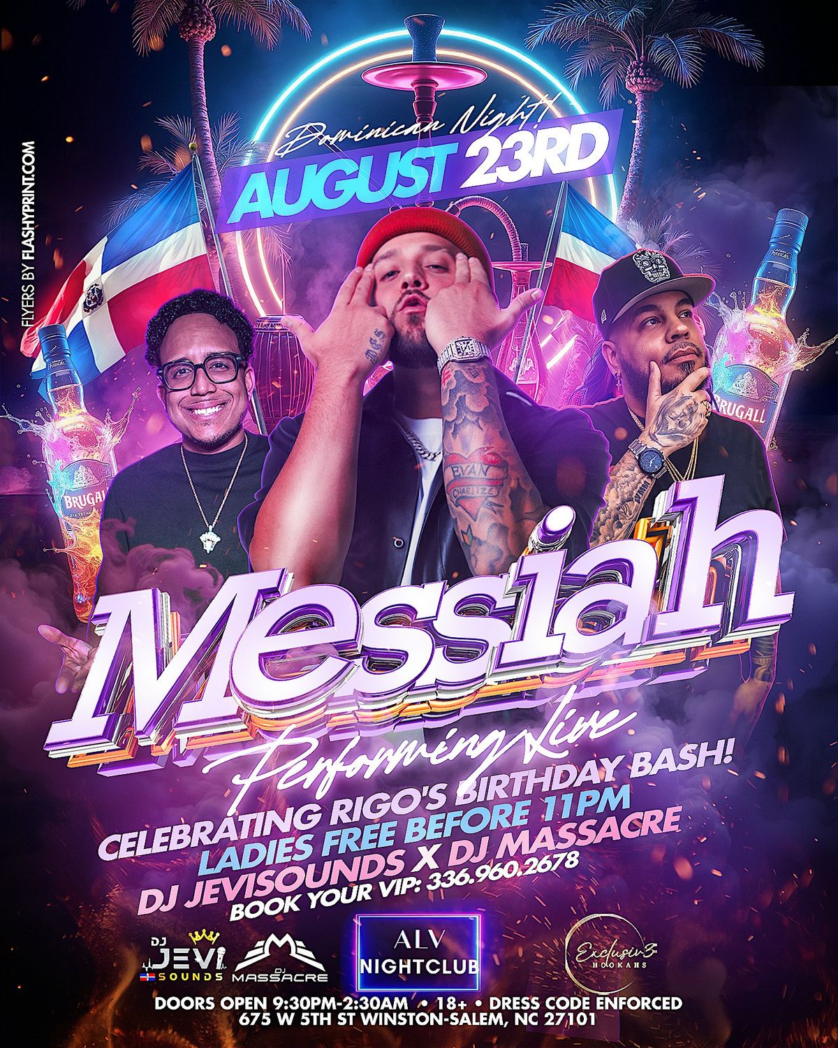 MESSIAH LIVE @ ALV, 23 August | Event in Winston-Salem | AllEvents