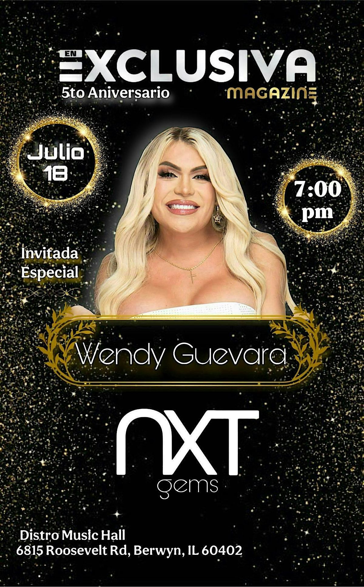 5to Aniversario En Exclusiva Magazine and Nxt Gems Launch Party, 18 July | Event in Berwyn | AllEvents
