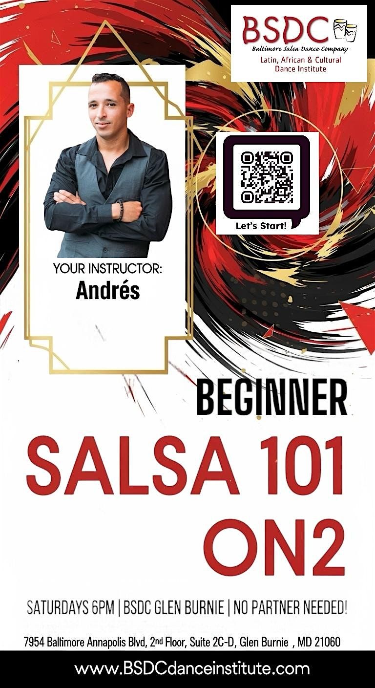 Beginner Salsa Lessons "on2 Style"! Saturdays @6pm! | Event in Glen Burnie | AllEvents