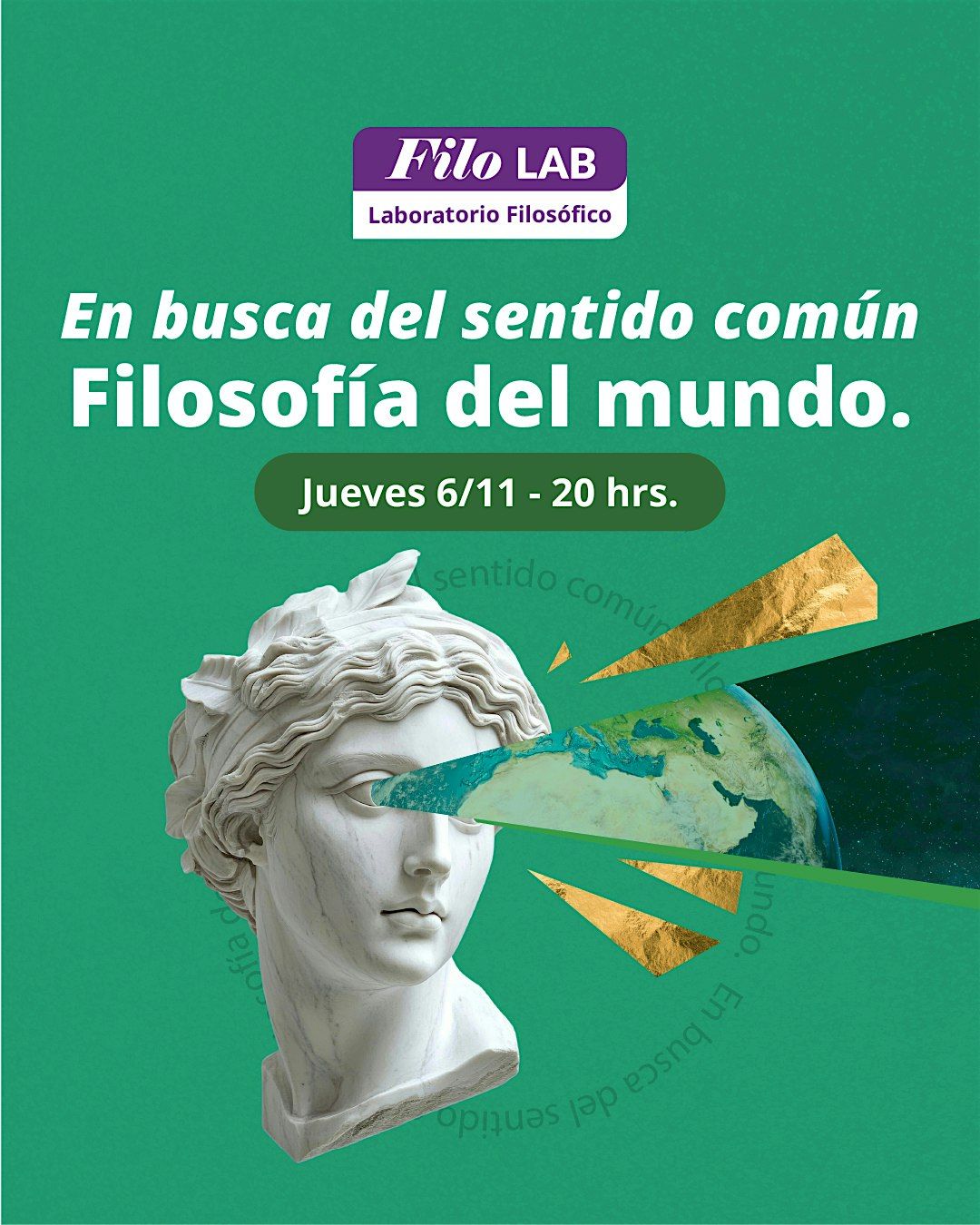 En busca del sentido común: Filosofía del mundo, 6 November | Event in Zaragoza | AllEvents
