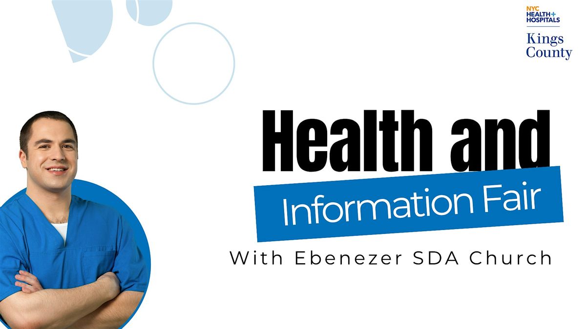 Health and Information Fair with Ebenezer Seventh Day Adventist Church, 24 August | Event in Brooklyn | AllEvents