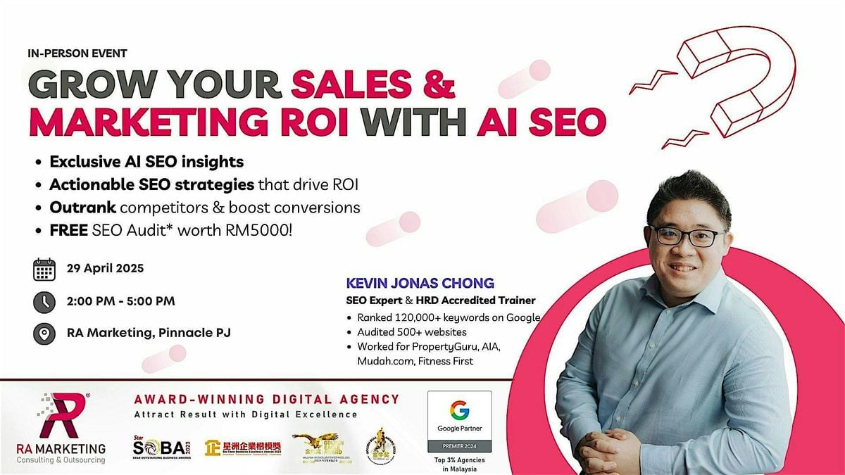 Ranking in a World of AI & ChatGPT, 8 July | Event in Petaling Jaya | AllEvents