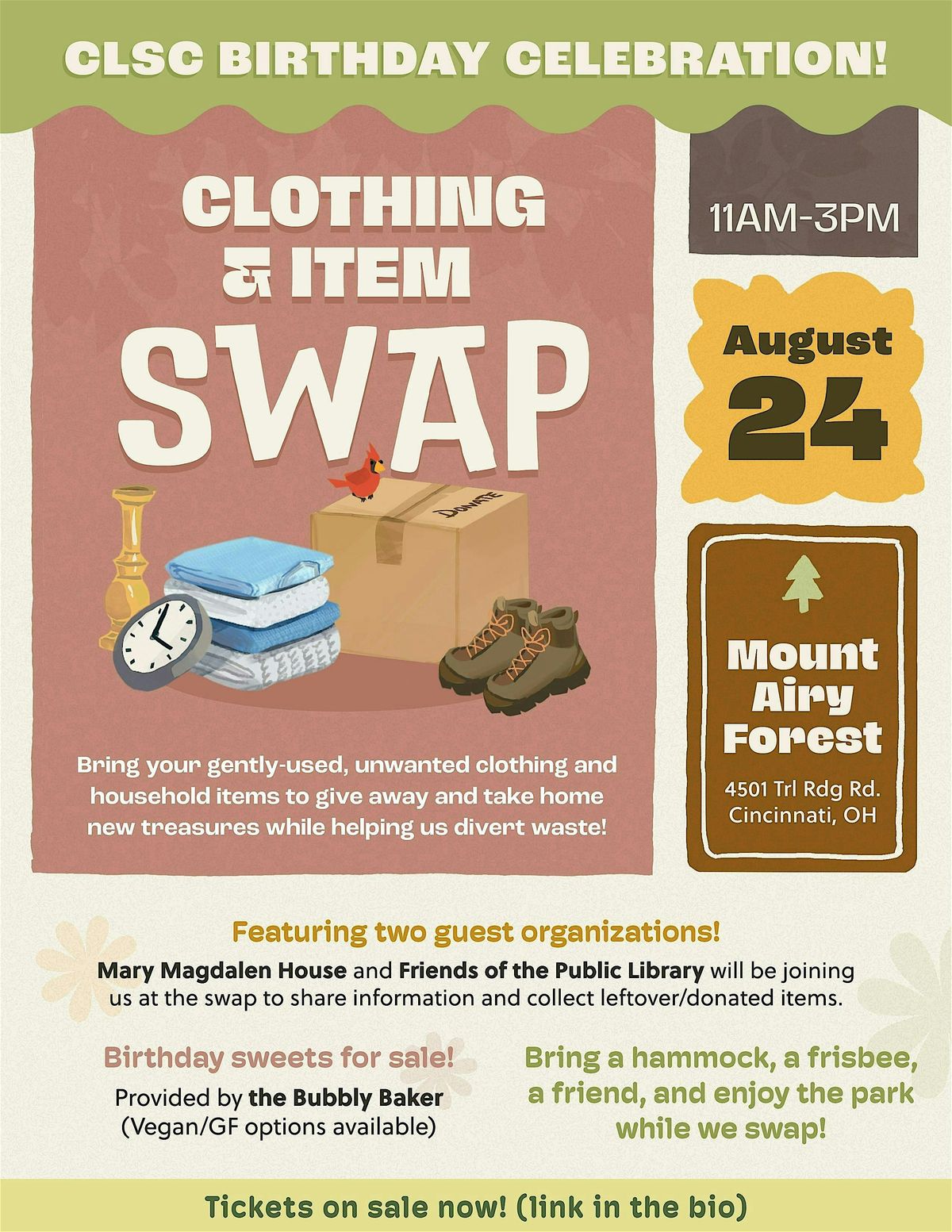 Clothing & Item Swap, 24 August | Event in Cincinnati | AllEvents