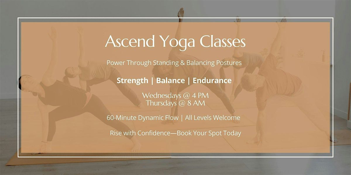 Ascend Yoga: Build Strength, Balance & Energy Through Movement, 23 July | Event in Burnsville | AllEvents