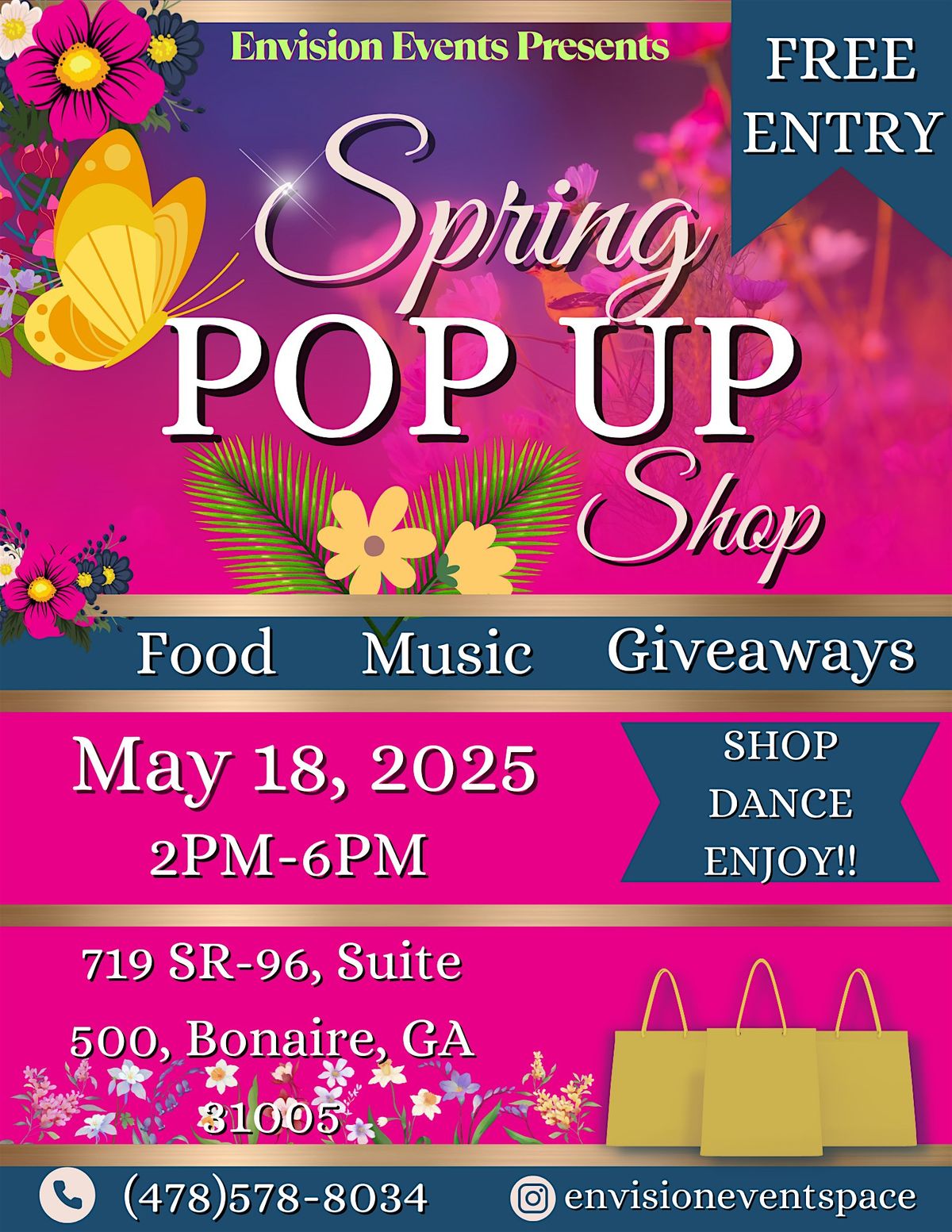 Envision Events Spring Pop Up Shop, 18 May | Event in Bonaire | AllEvents
