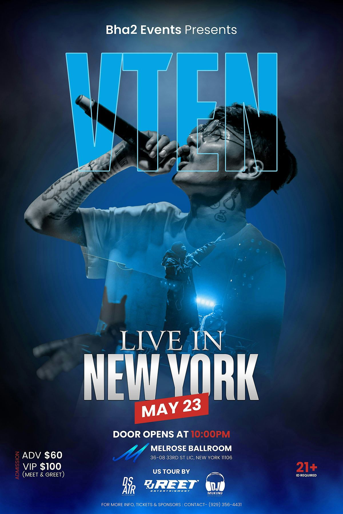 VTEN Live in NYC, 23 May | Event in Queens | AllEvents